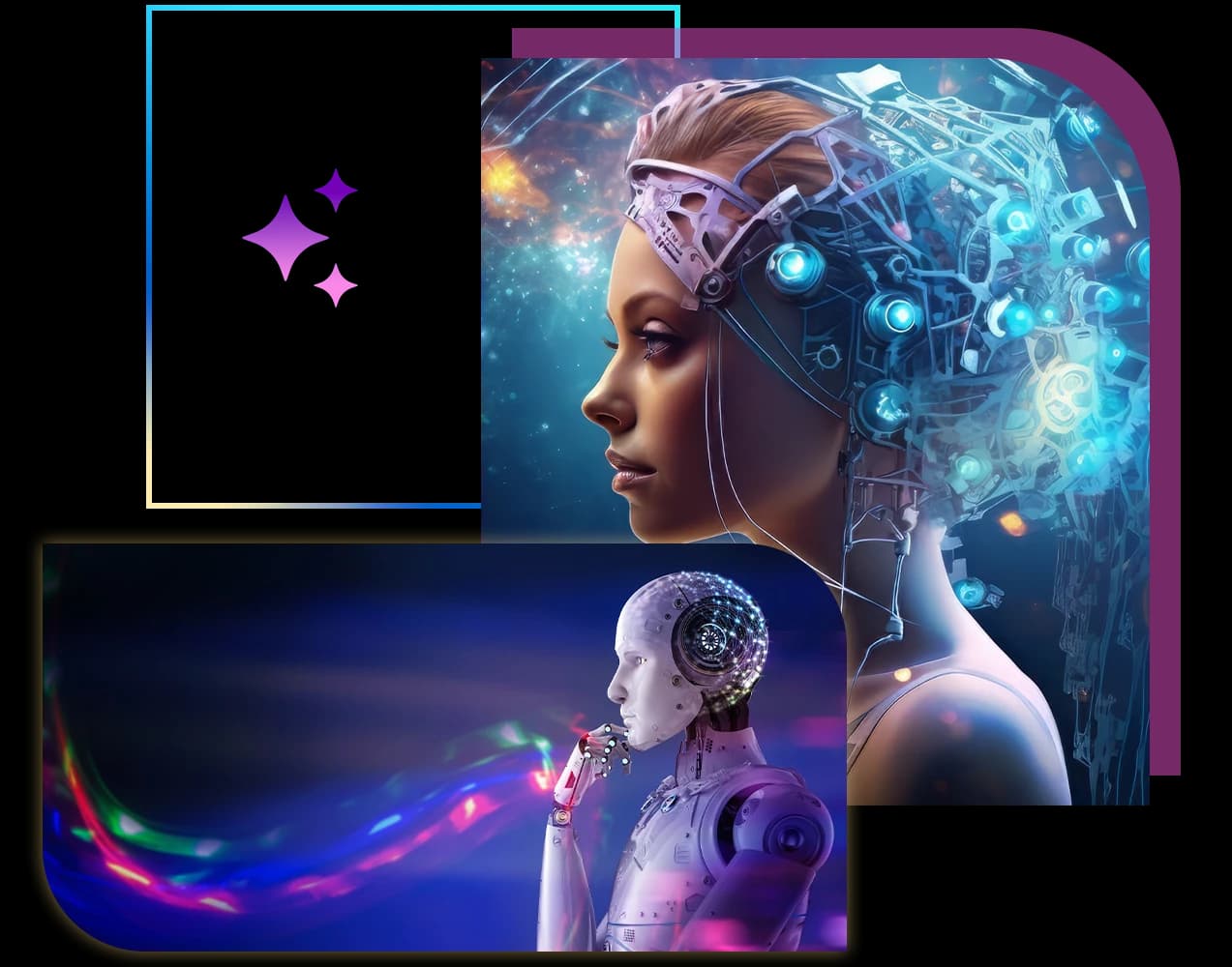 Henceforth Solutions AI team collaborating with a robotics assistant