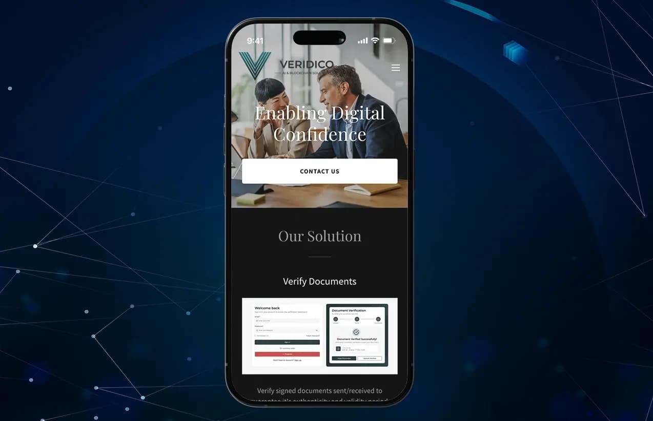 Veridico AI document verification overview