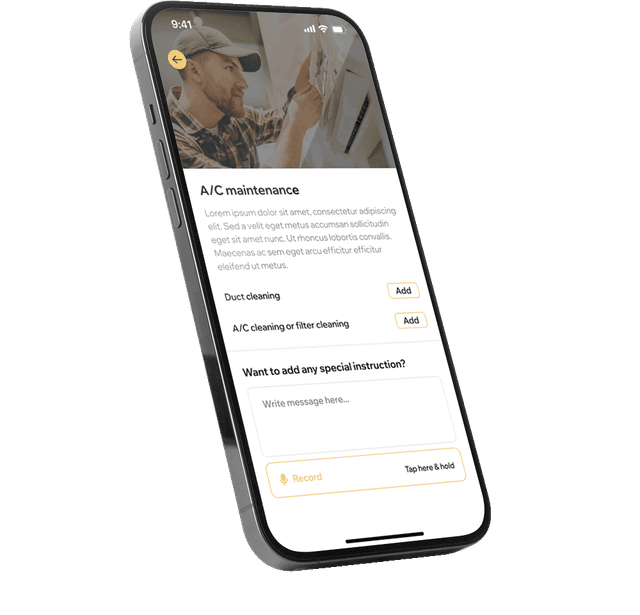 Mobile app screen preview