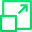 Upscale with unique solutions icon