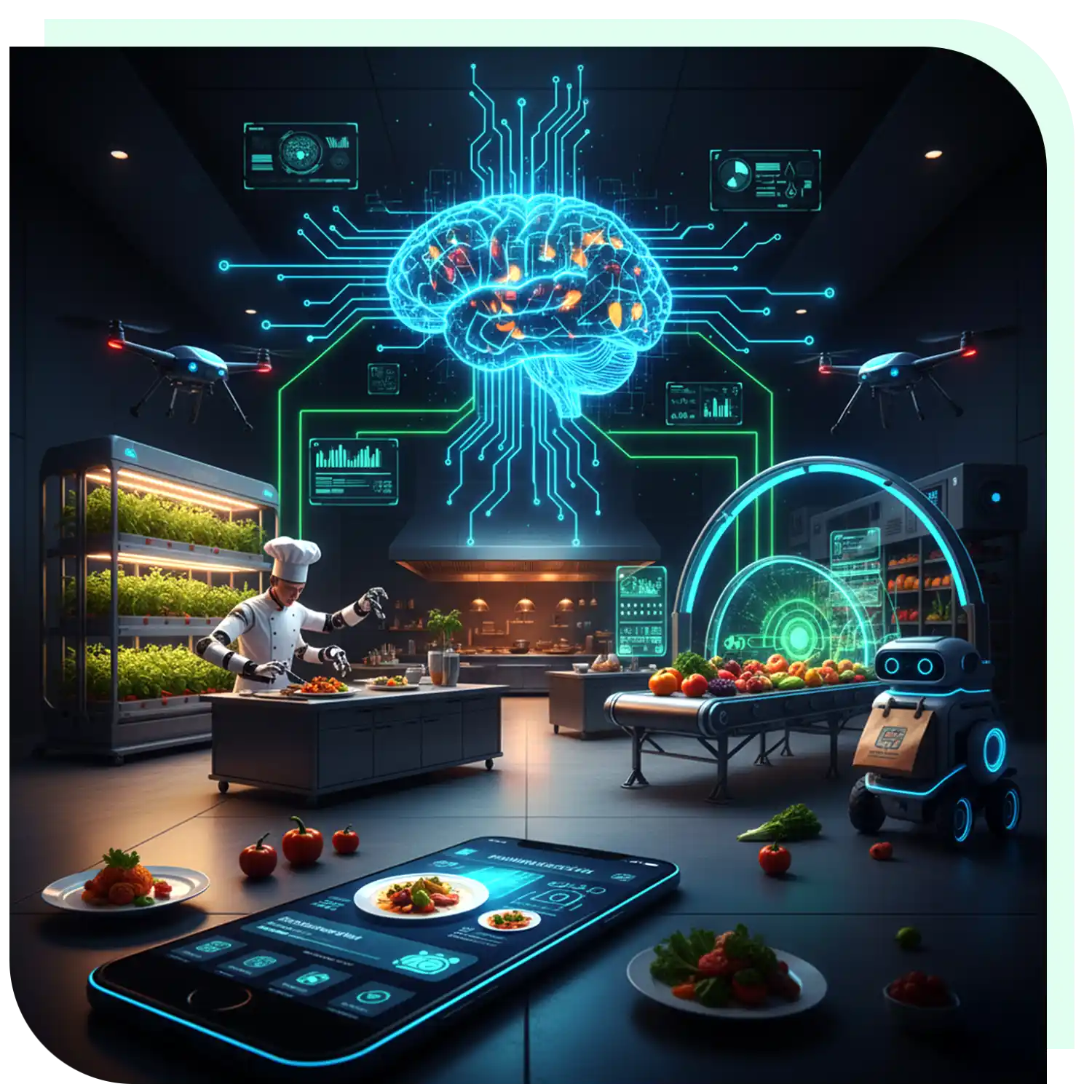 Food web and app Development