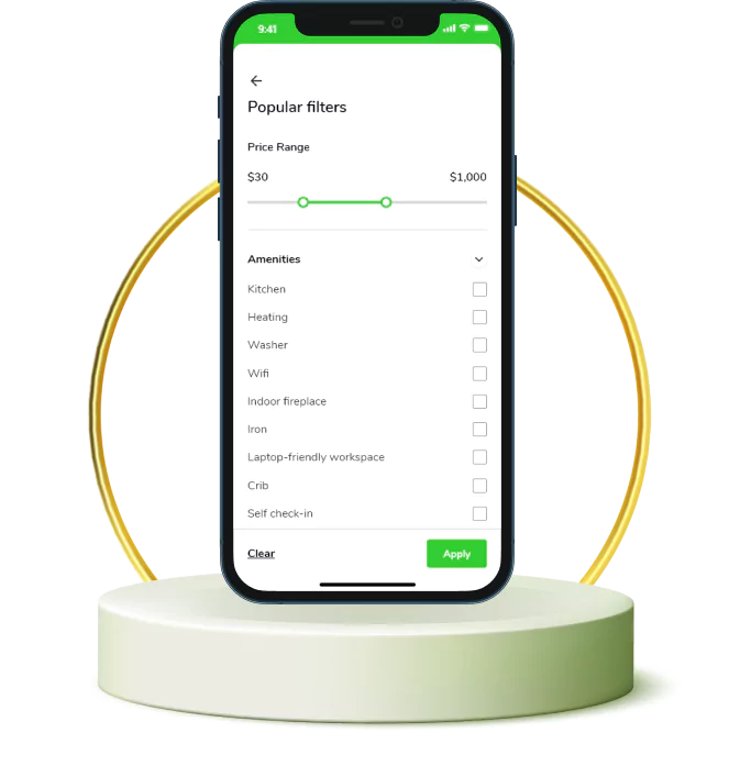 Advanced Filters in airbnb clone