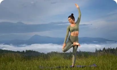 Yoga and meditation app